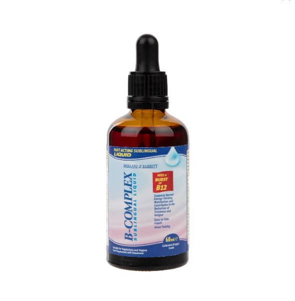 Holland & Barrett High Strength Vitamin B Complex 60ml Liquid